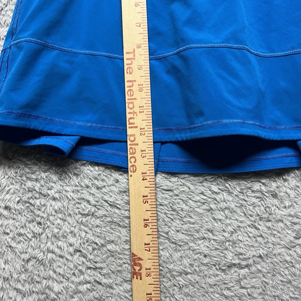 Lululemon Skort Womens 10 Blue Pace Rival Mid Rise Skirt Running Tennis Golf - Picture 11 of 12